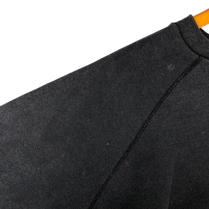 Vintage 90'S Tultex blank sweatshirt, made in the USA, men's size XL. cotton black type Vintage Second Hand