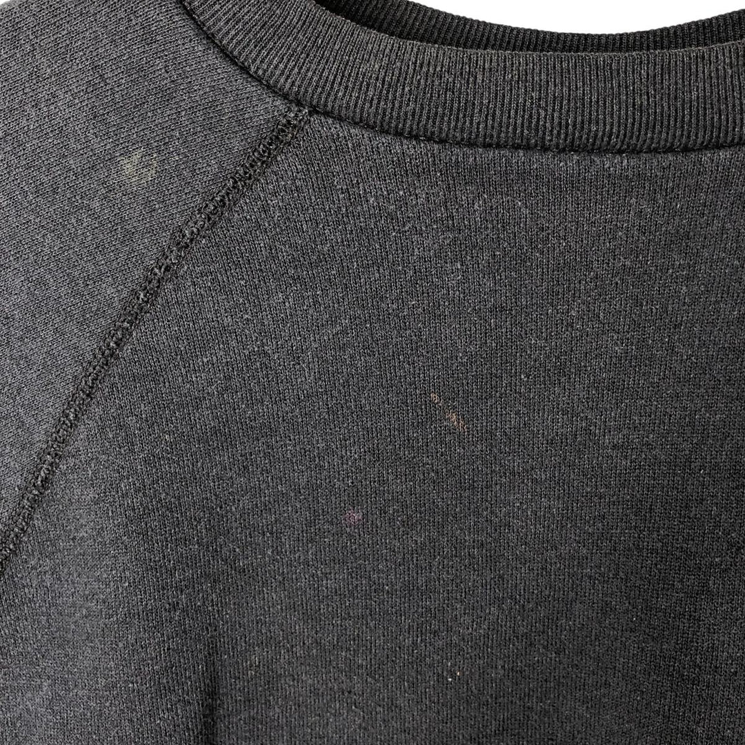 Vintage 90'S Tultex blank sweatshirt, made in the USA, men's size XL. cotton black type Vintage Second Hand
