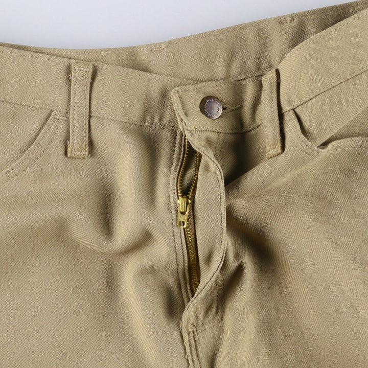 80s-90'S Wrangler USA-made men's size W33 equivalent vintage unclear Beige type Vintage Second Hand