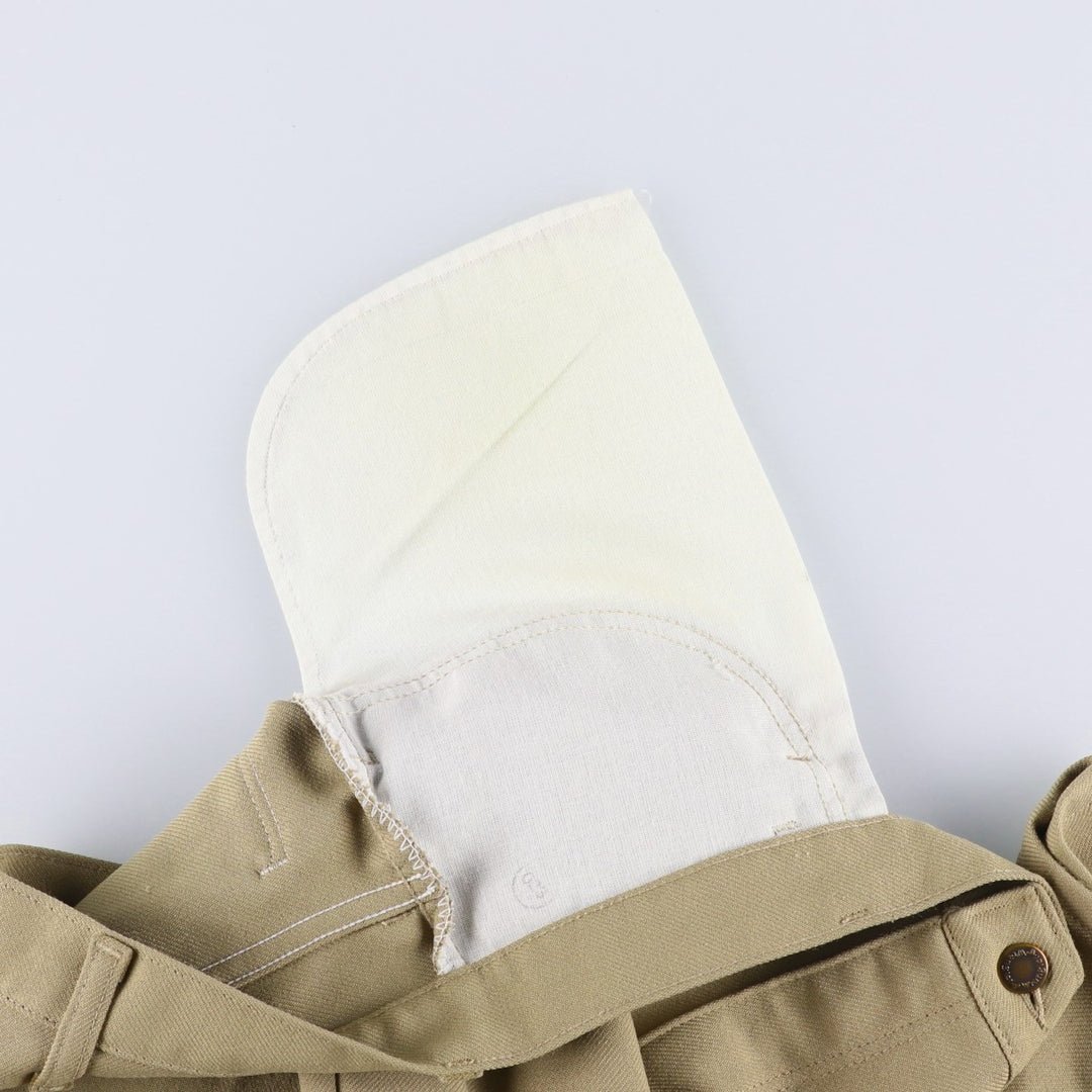 80s-90'S Wrangler USA-made men's size W33 equivalent vintage unclear Beige type Vintage Second Hand