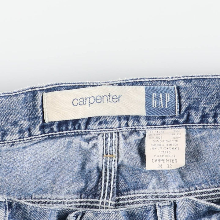 GAP Carpenter Denim Painter Pants, Men's, Size W35 cotton blue type Vintage Second Hand