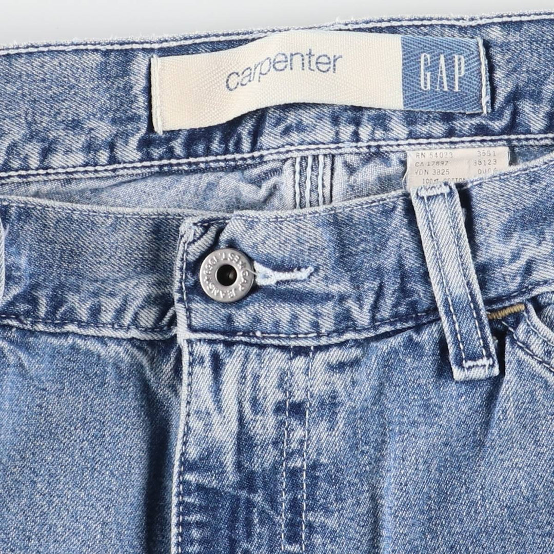 GAP Carpenter Denim Painter Pants, Men's, Size W35 cotton blue type Vintage Second Hand