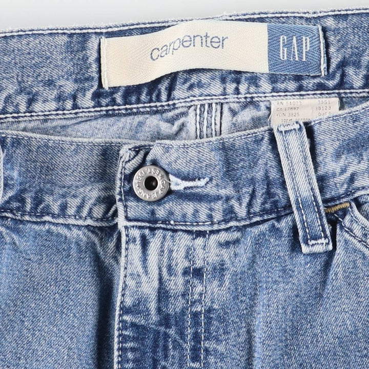 GAP Carpenter Denim Painter Pants, Men's, Size W35 cotton blue type Vintage Second Hand
