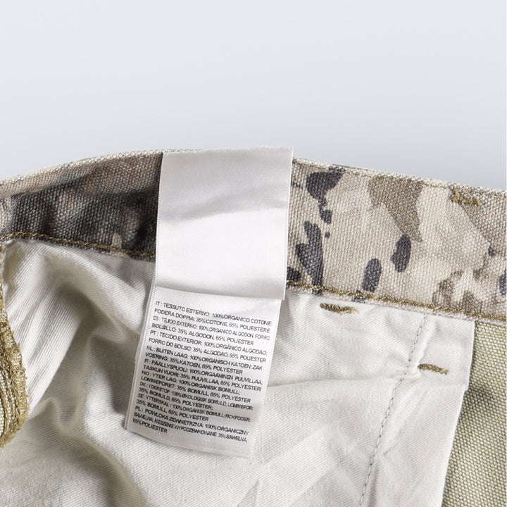 Carhartt WORK IN PROGRESS SINGLE KNEE PANT Camouflage Pattern Duck Painter Pants Men's W37 (approx.) Organic cotton Khaki type Vintage Second Hand