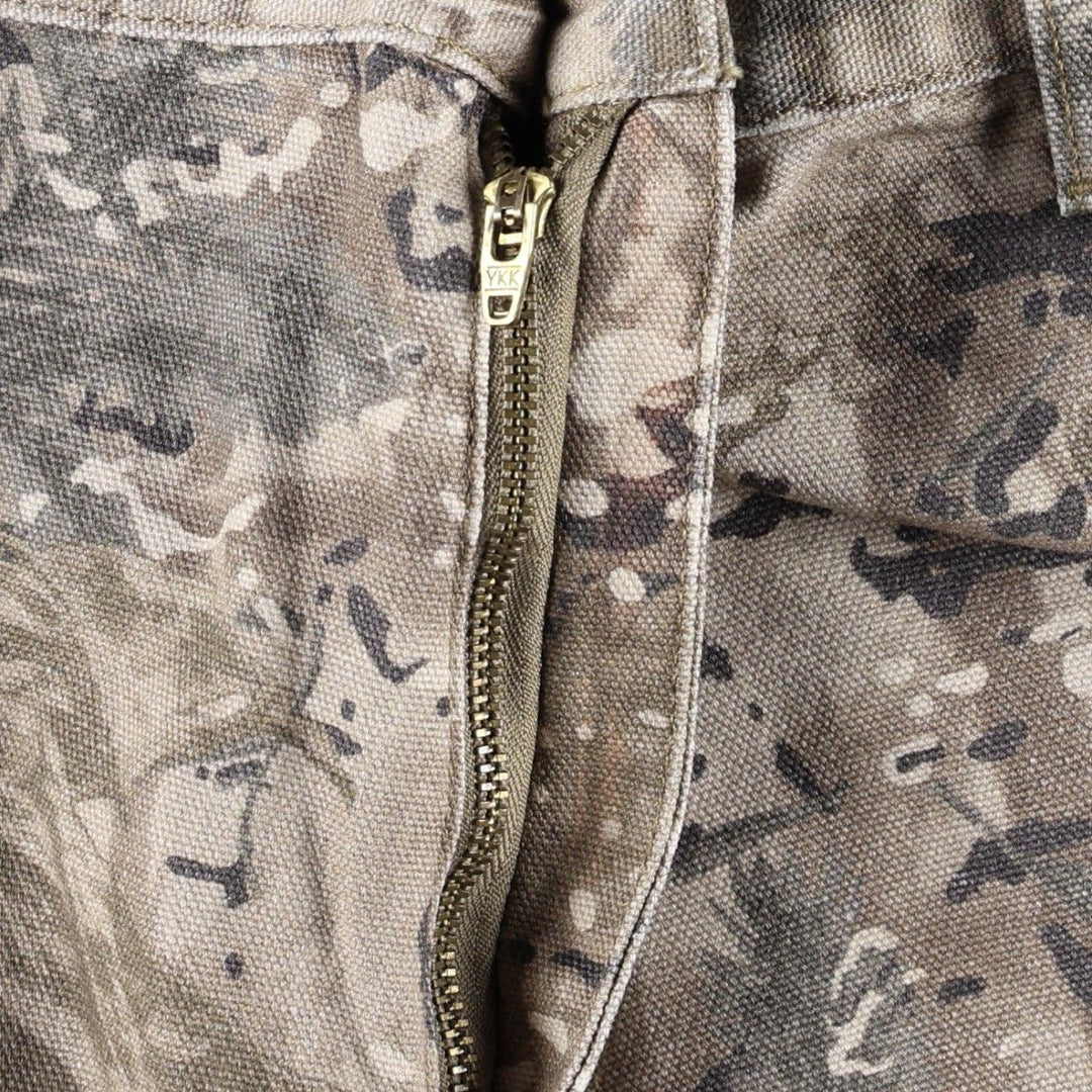 Carhartt WORK IN PROGRESS SINGLE KNEE PANT Camouflage Pattern Duck Painter Pants Men's W37 (approx.) Organic cotton Khaki type Vintage Second Hand