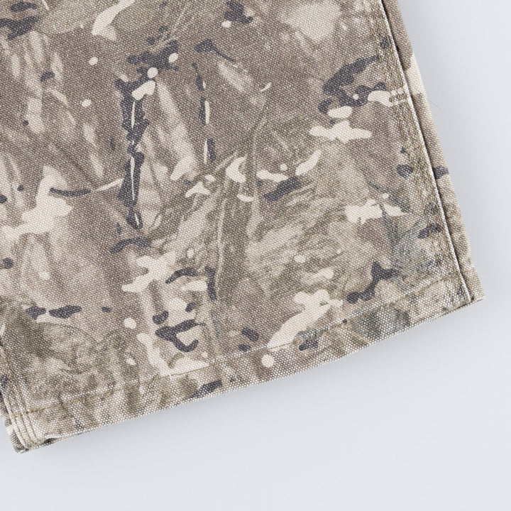 Carhartt WORK IN PROGRESS SINGLE KNEE PANT Camouflage Pattern Duck Painter Pants Men's W37 (approx.) Organic cotton Khaki type Vintage Second Hand