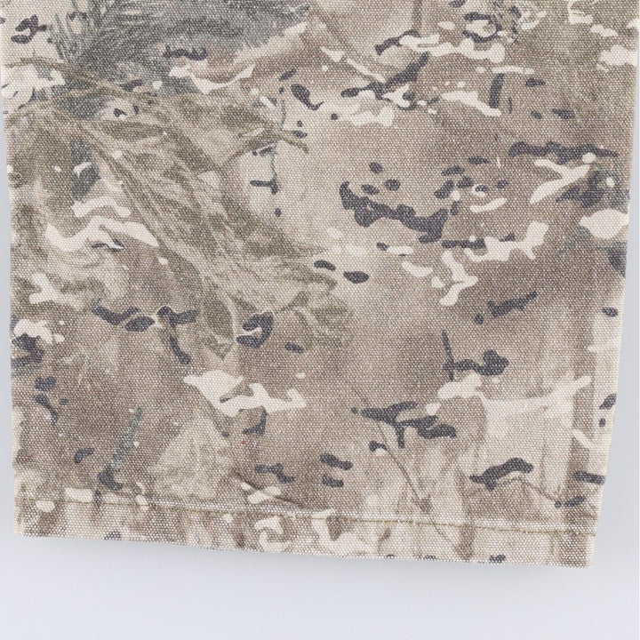 Carhartt WORK IN PROGRESS SINGLE KNEE PANT Camouflage Pattern Duck Painter Pants Men's W37 (approx.) Organic cotton Khaki type Vintage Second Hand