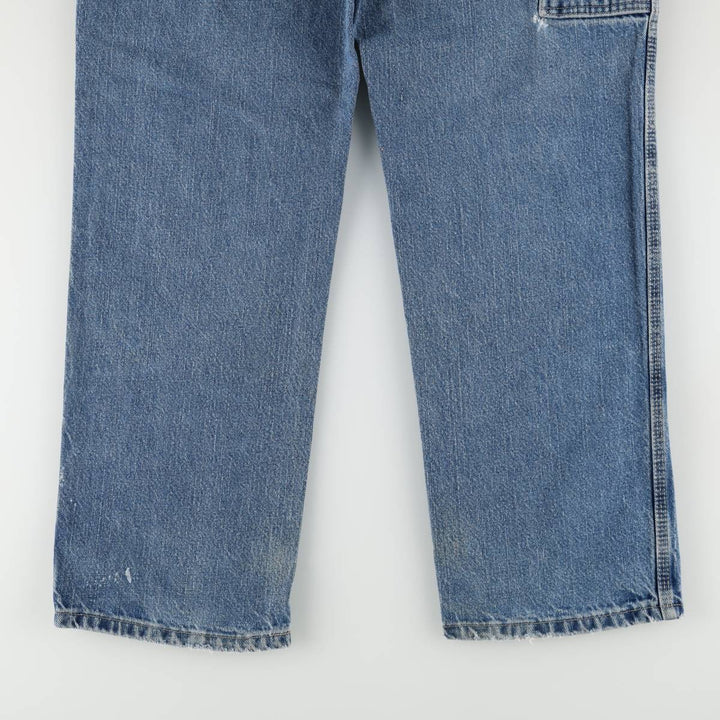 Dickies denim painter pants for men, equivalent to W34 cotton blue type Vintage Second Hand