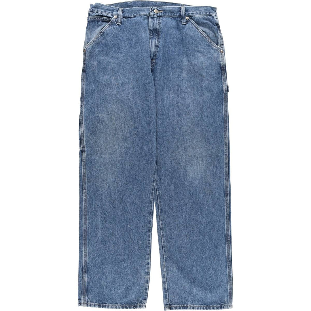 Wrangler Denim Painter Pants for Men, W35 cotton blue type Vintage Second Hand