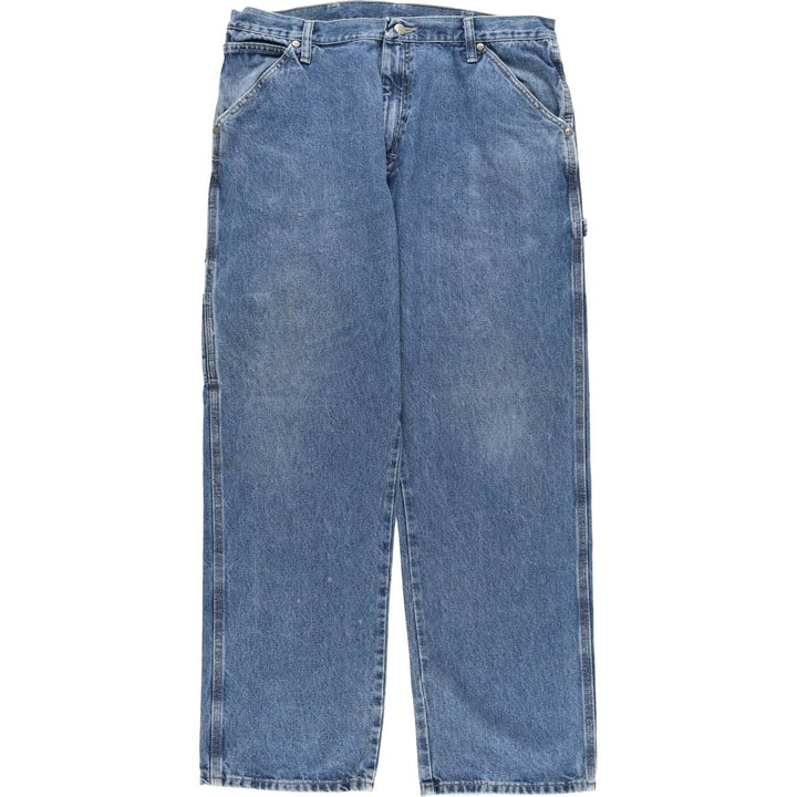 Wrangler Denim Painter Pants for Men, W35 cotton blue type Vintage Second Hand