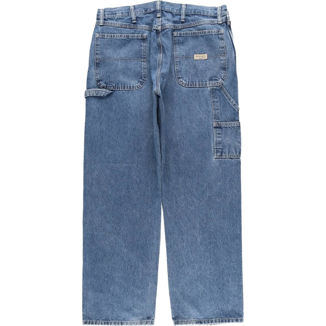 Wrangler Denim Painter Pants for Men, W35 cotton blue type Vintage Second Hand
