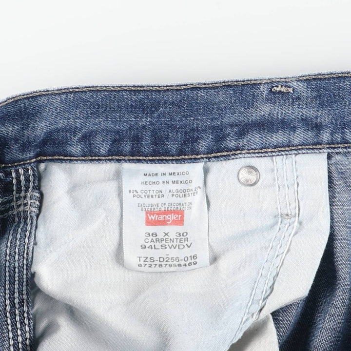 Wrangler Denim Painter Pants for Men, W35 cotton blue type Vintage Second Hand