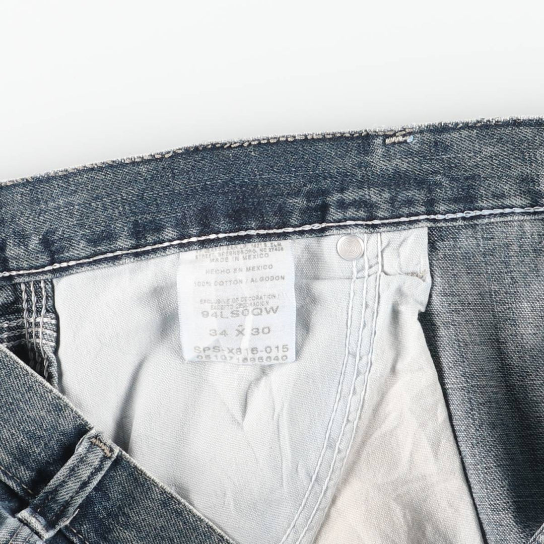 Wrangler Denim Painter Pants for Men, W36 cotton Blue type light blue Vintage Second Hand