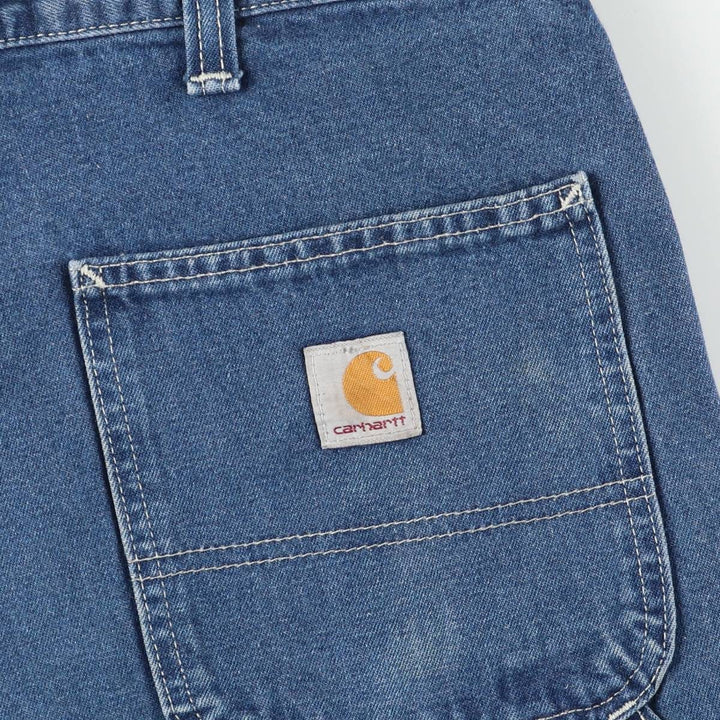 Carhartt Dungaree Fit Denim Painter Pants, Men's, W37 equivalent cotton blue type Vintage Second Hand