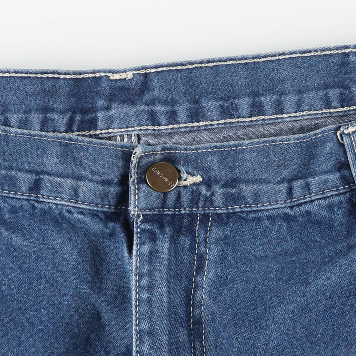 Carhartt Dungaree Fit Denim Painter Pants, Men's, W37 equivalent cotton blue type Vintage Second Hand