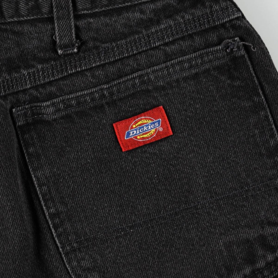 90s-00'S Dickies denim painter pants, men's size W33 (approx.), vintage. unclear black type Vintage Second Hand
