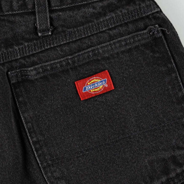 90s-00'S Dickies denim painter pants, men's size W33 (approx.), vintage. unclear black type Vintage Second Hand