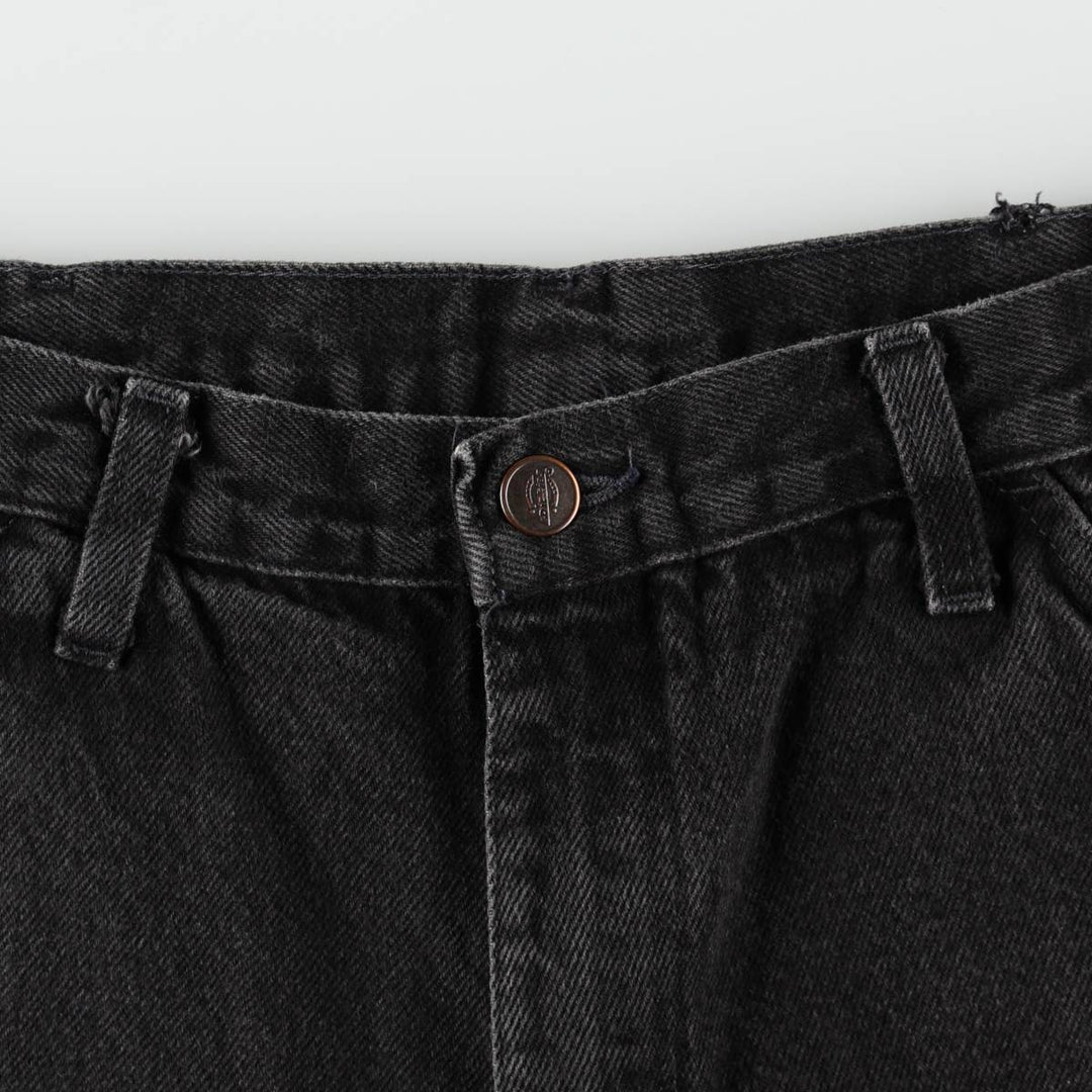 90s-00'S Dickies denim painter pants, men's size W33 (approx.), vintage. unclear black type Vintage Second Hand