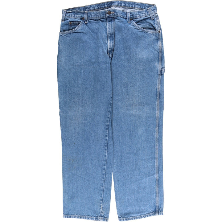 Dickies denim painter pants for men, equivalent to W39 cotton blue type Vintage Second Hand