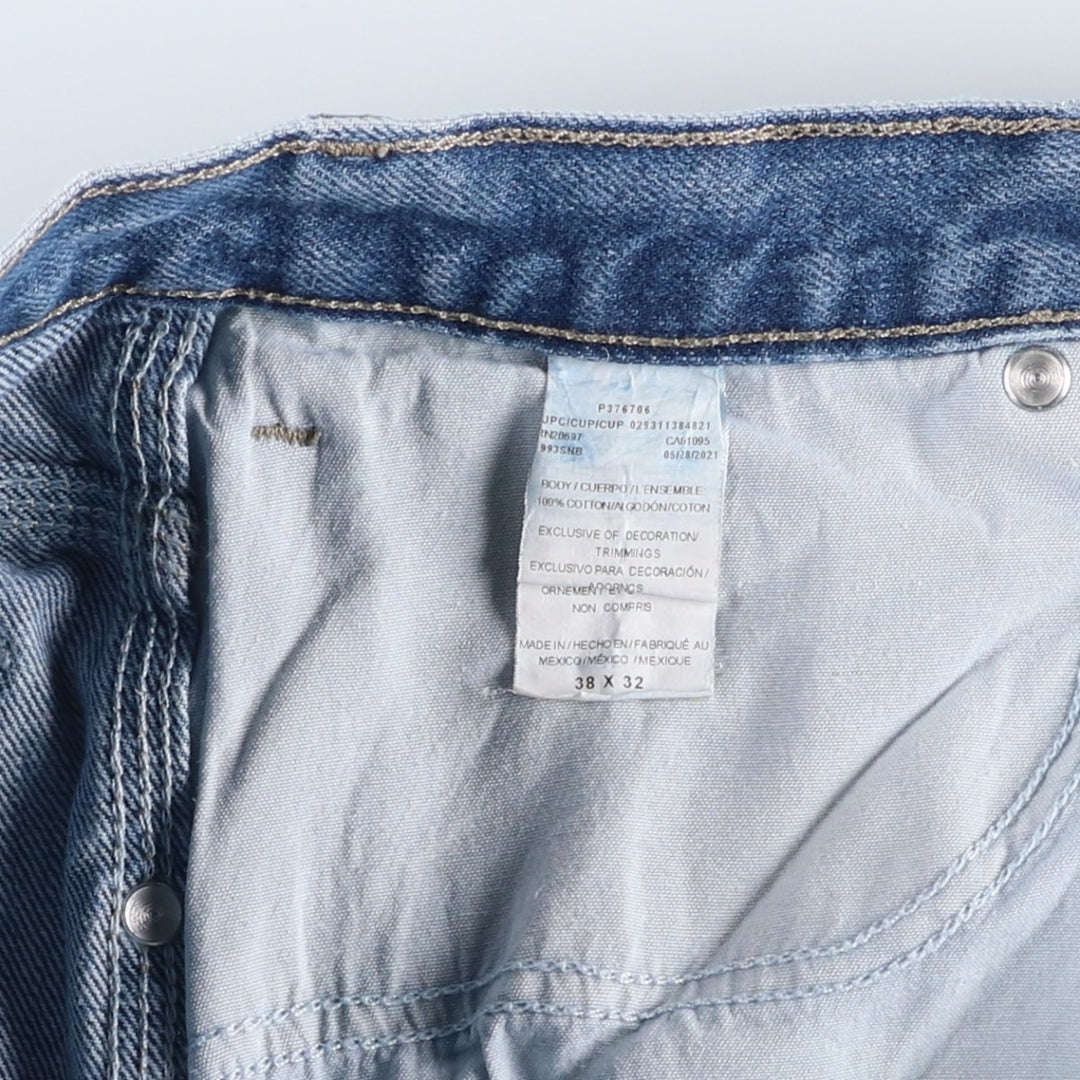 Dickies denim painter pants for men, equivalent to W39 cotton blue type Vintage Second Hand