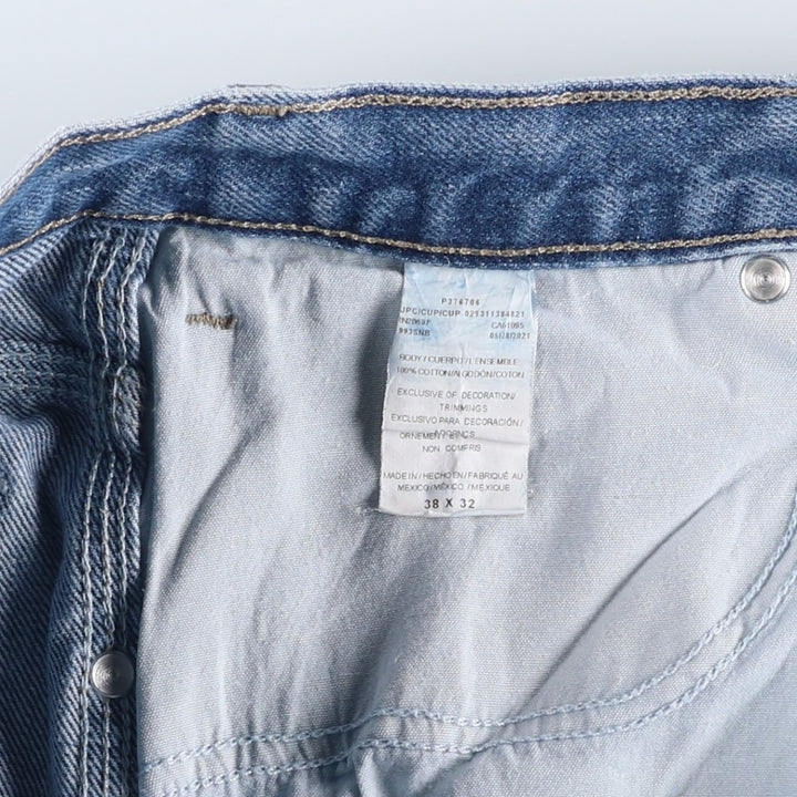 Dickies denim painter pants for men, equivalent to W39 cotton blue type Vintage Second Hand