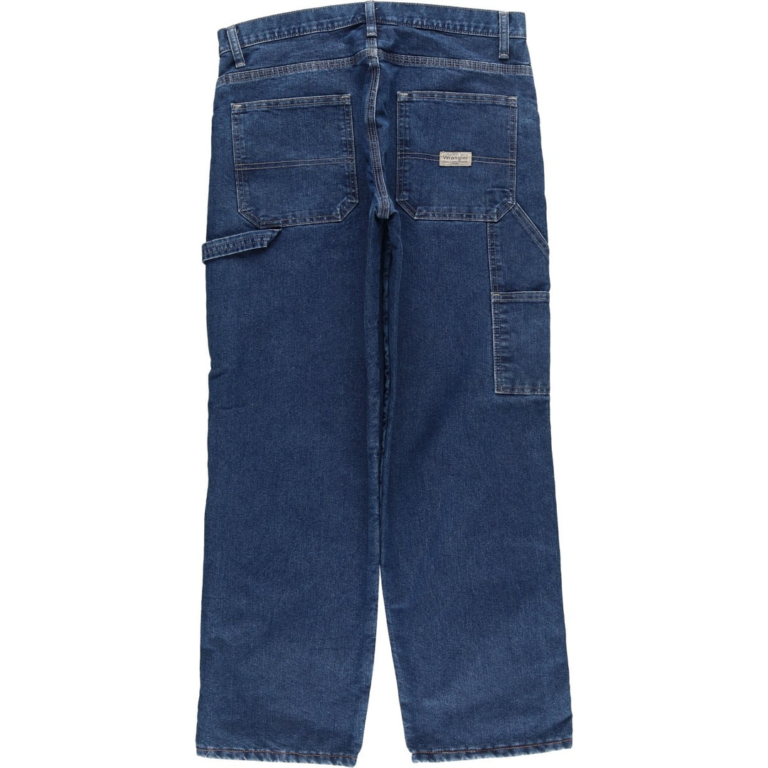 Wrangler Denim Painter Pants for Men, W35 cotton blue type Vintage Second Hand