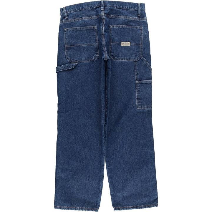 Wrangler Denim Painter Pants for Men, W35 cotton blue type Vintage Second Hand