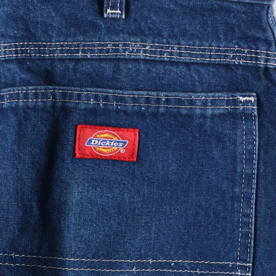 Dickies denim painter pants for men, equivalent to W34 cotton blue type Vintage Second Hand
