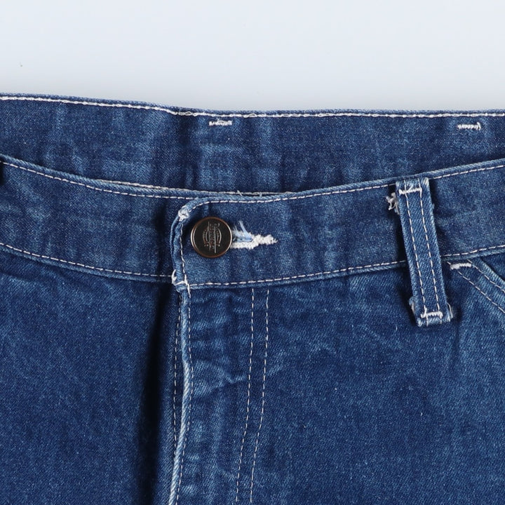 Dickies denim painter pants for men, equivalent to W34 cotton blue type Vintage Second Hand