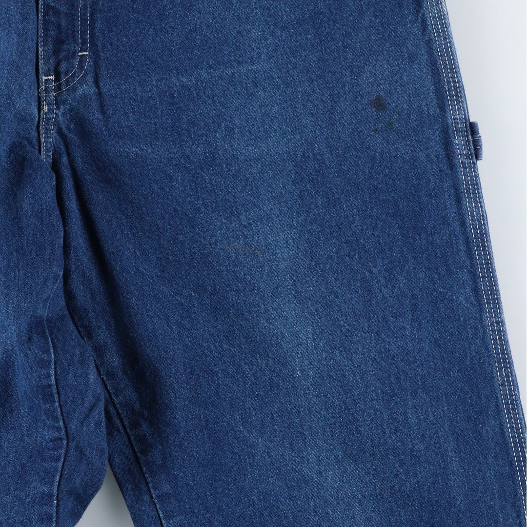 Dickies denim painter pants for men, equivalent to W34 cotton blue type Vintage Second Hand