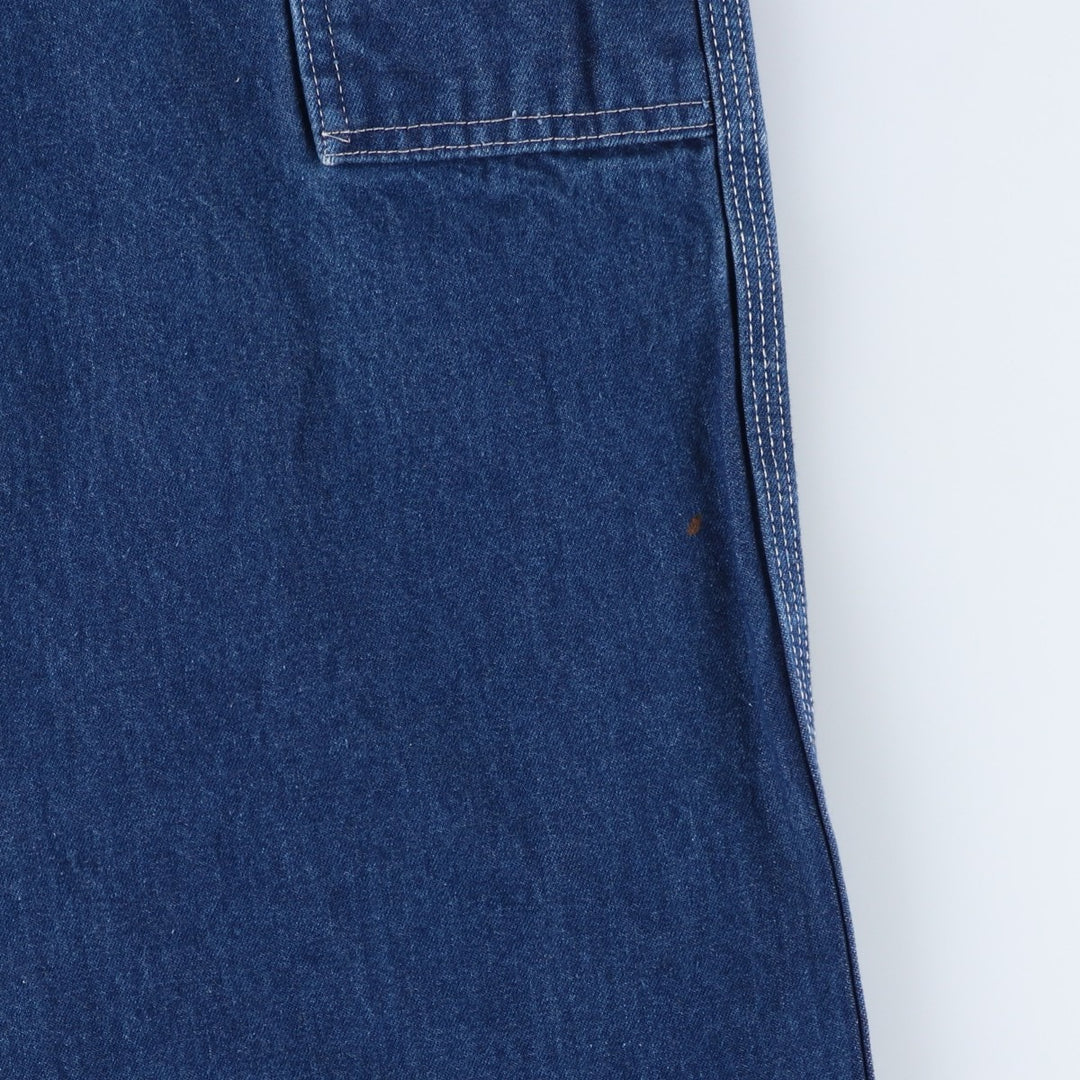 Dickies denim painter pants for men, equivalent to W34 cotton blue type Vintage Second Hand