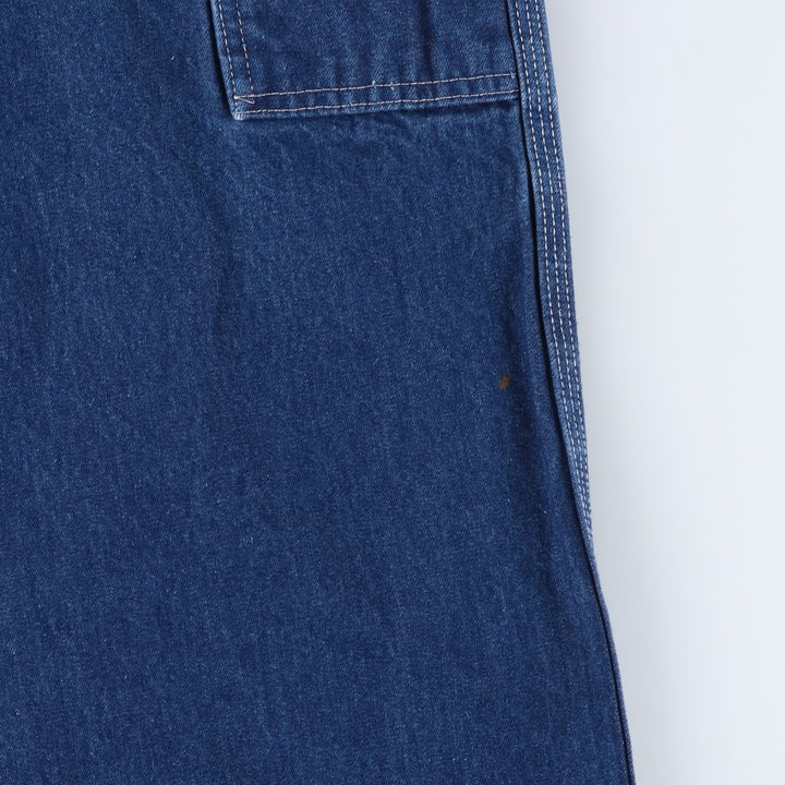 Dickies denim painter pants for men, equivalent to W34 cotton blue type Vintage Second Hand