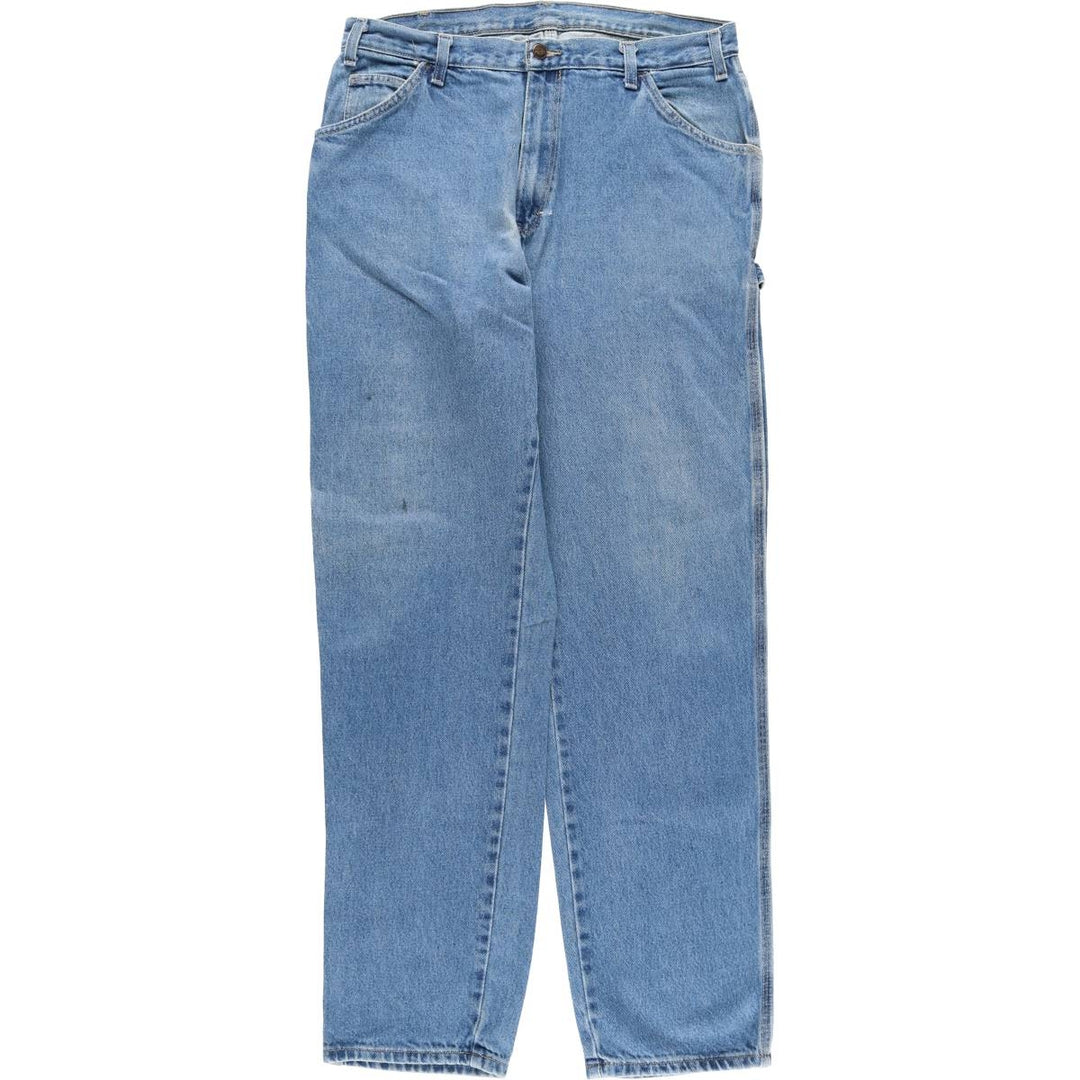 Dickies denim painter pants for men, equivalent to W35 cotton blue type Vintage Second Hand