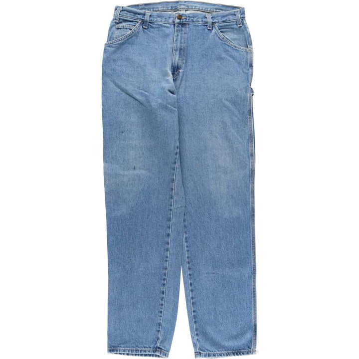 Dickies denim painter pants for men, equivalent to W35 cotton blue type Vintage Second Hand