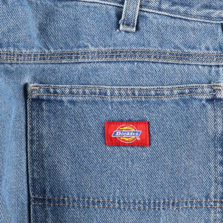 Dickies denim painter pants for men, equivalent to W35 cotton blue type Vintage Second Hand