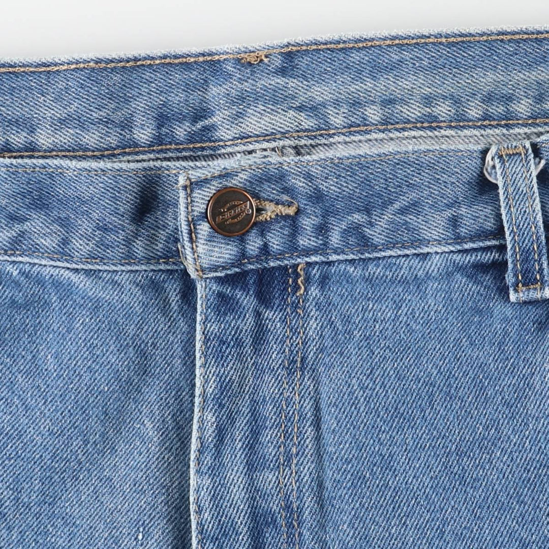 Dickies denim painter pants for men, equivalent to W35 cotton blue type Vintage Second Hand