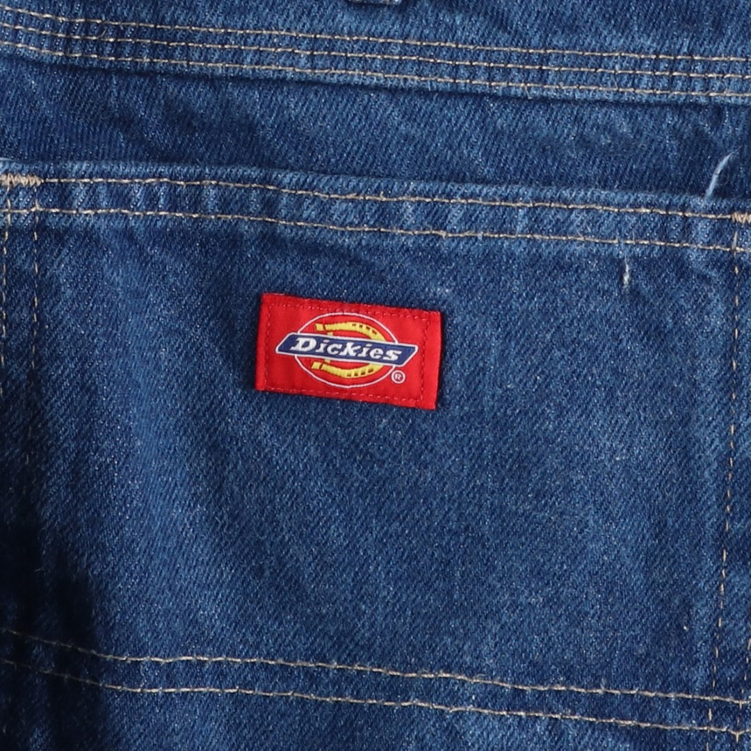 Dickies denim painter pants for men, equivalent to W34 cotton blue type Vintage Second Hand