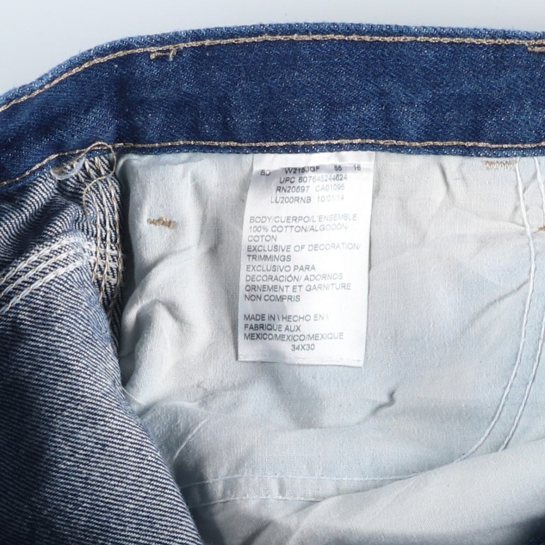 Dickies denim painter pants for men, equivalent to W34 cotton blue type Vintage Second Hand