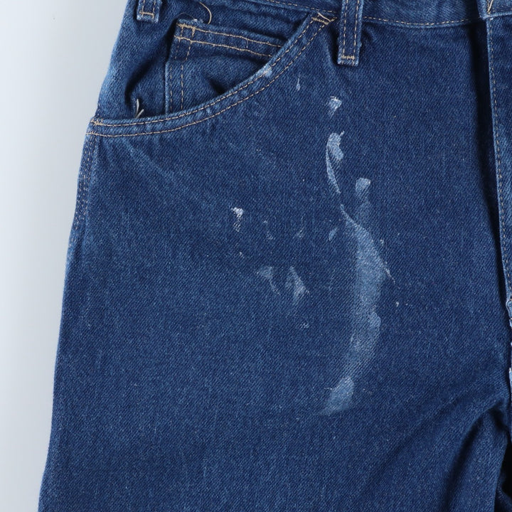 Dickies denim painter pants for men, equivalent to W34 cotton blue type Vintage Second Hand