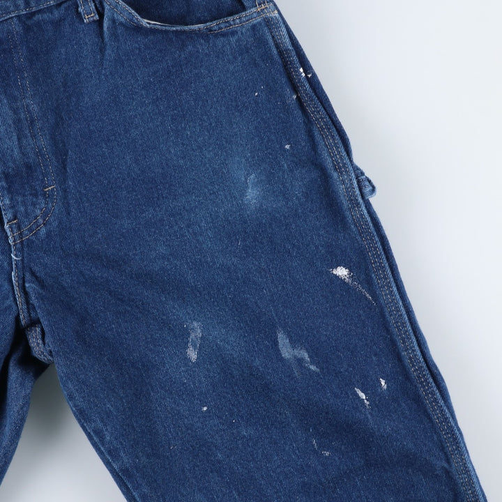 Dickies denim painter pants for men, equivalent to W34 cotton blue type Vintage Second Hand