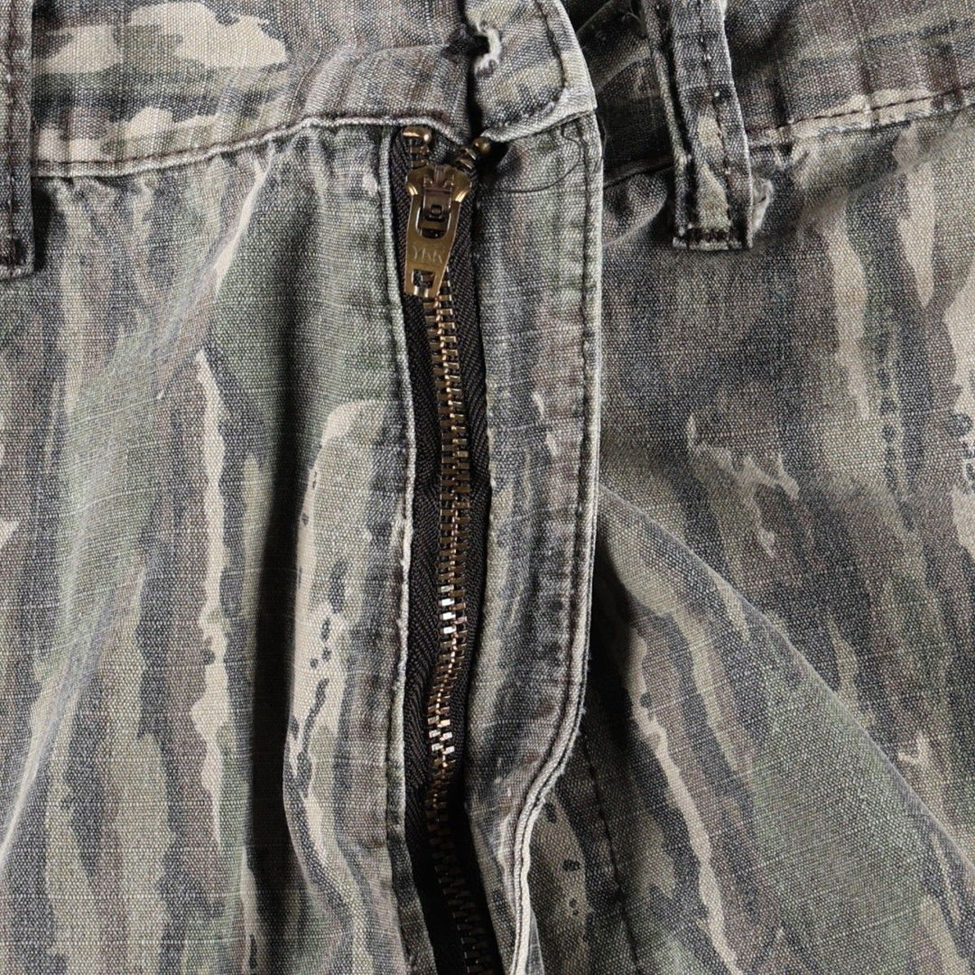 90'S Liberty camouflage pattern Realtree camo ripstop cargo pants, made in USA, men's size W39 equivalent, vintage. cotton Khaki type Vintage Second Hand