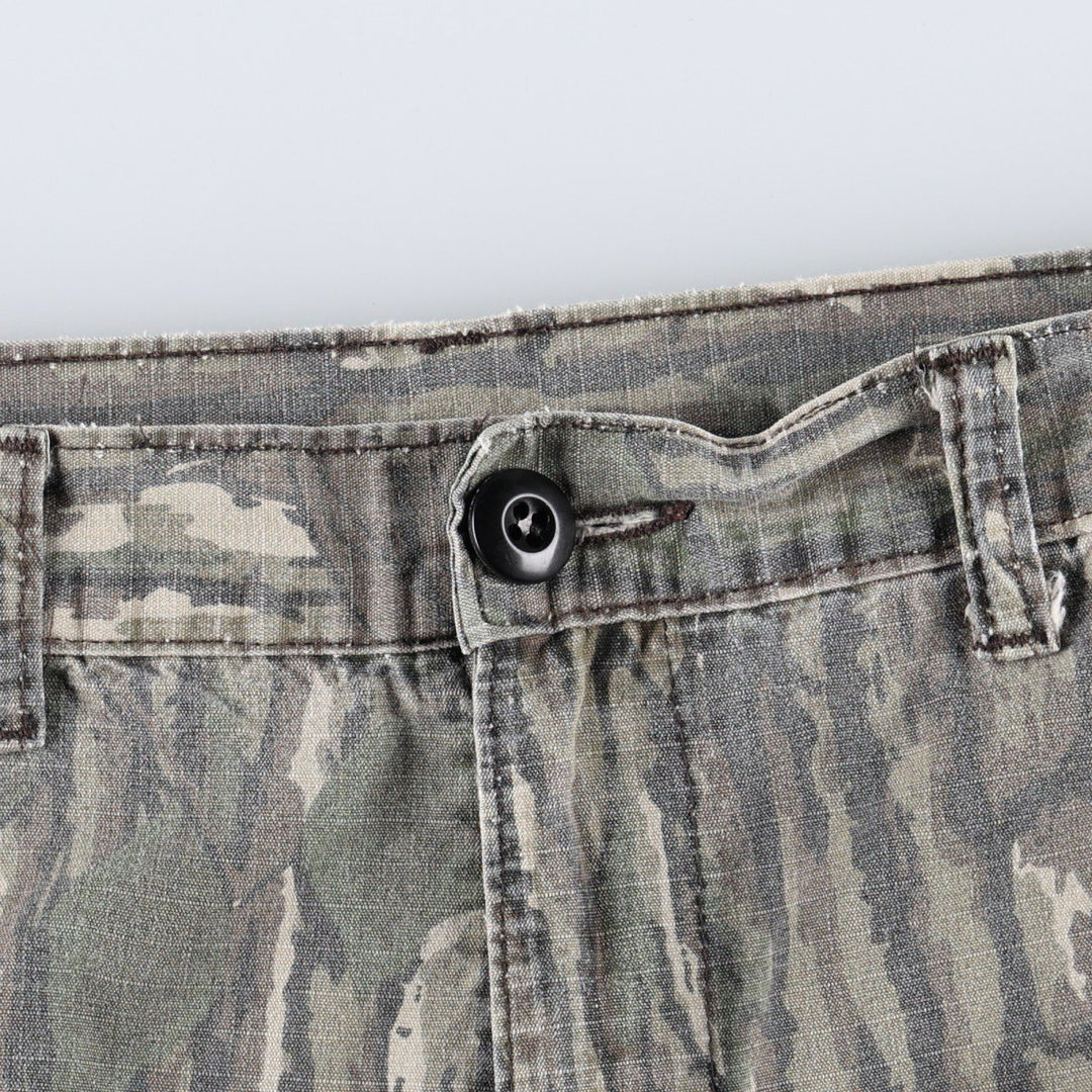 90'S Liberty camouflage pattern Realtree camo ripstop cargo pants, made in USA, men's size W39 equivalent, vintage. cotton Khaki type Vintage Second Hand