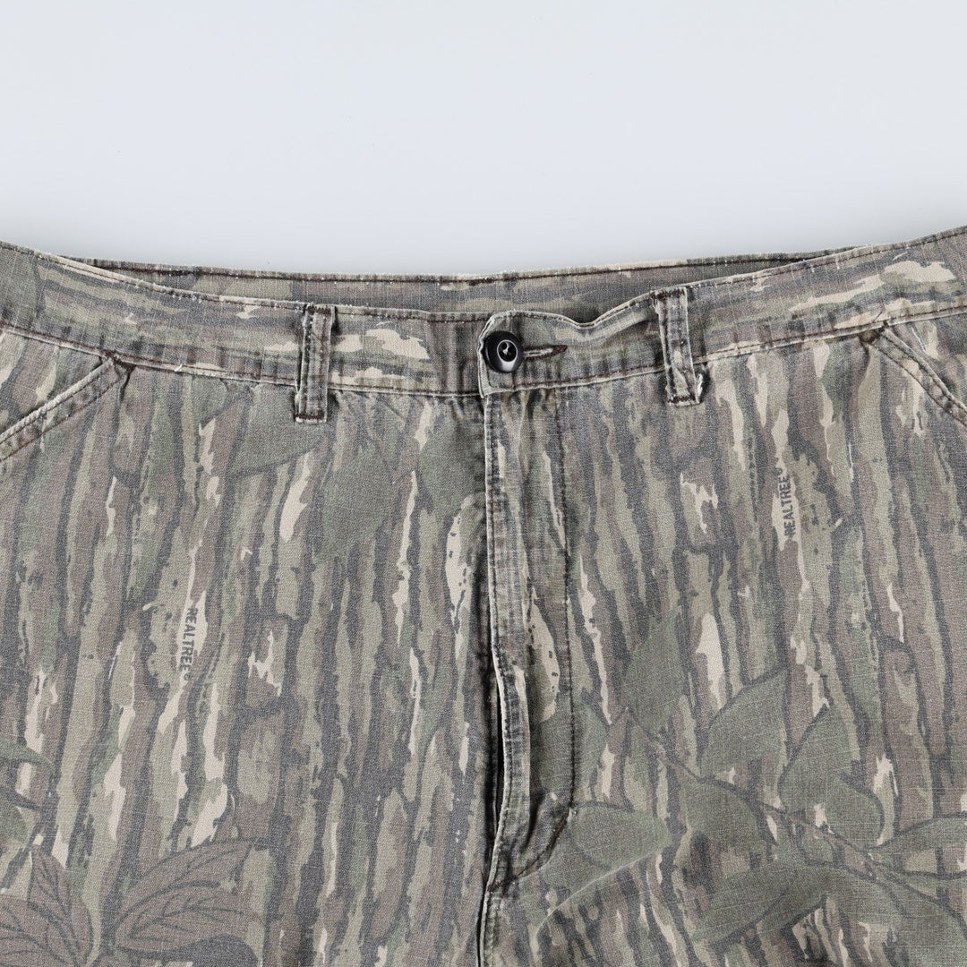 90'S Liberty camouflage pattern Realtree camo ripstop cargo pants, made in USA, men's size W39 equivalent, vintage. cotton Khaki type Vintage Second Hand