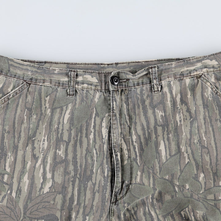 90'S Liberty camouflage pattern Realtree camo ripstop cargo pants, made in USA, men's size W39 equivalent, vintage. cotton Khaki type Vintage Second Hand