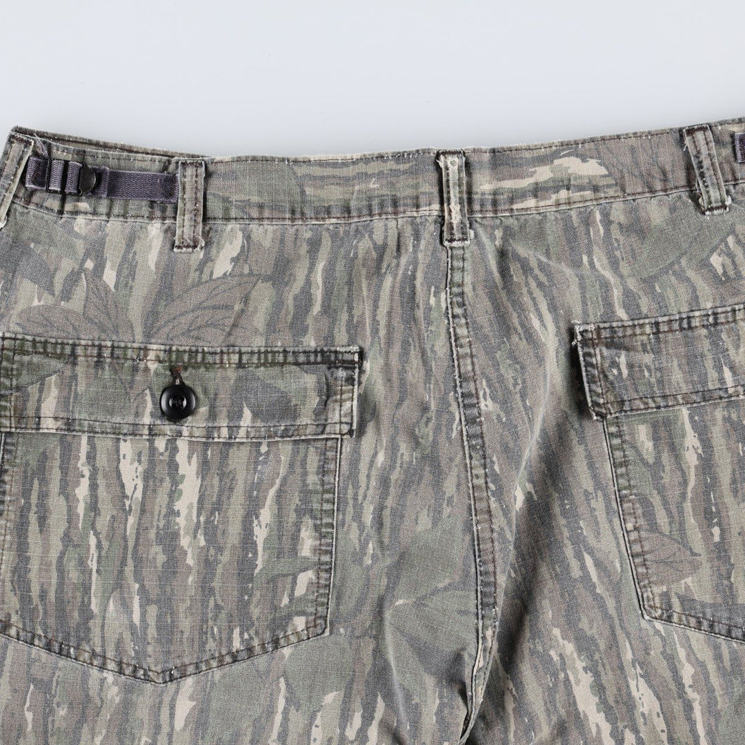 90'S Liberty camouflage pattern Realtree camo ripstop cargo pants, made in USA, men's size W39 equivalent, vintage. cotton Khaki type Vintage Second Hand