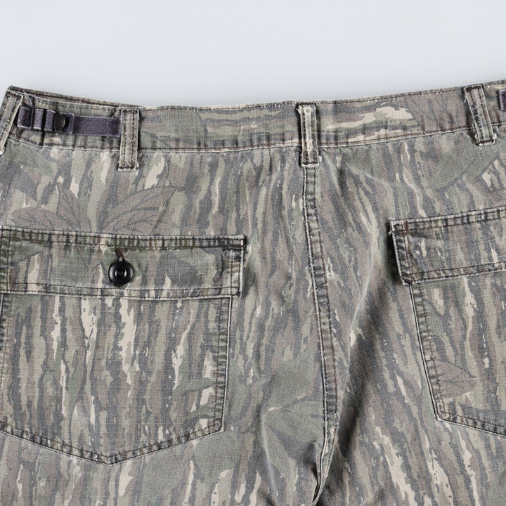 90'S Liberty camouflage pattern Realtree camo ripstop cargo pants, made in USA, men's size W39 equivalent, vintage. cotton Khaki type Vintage Second Hand