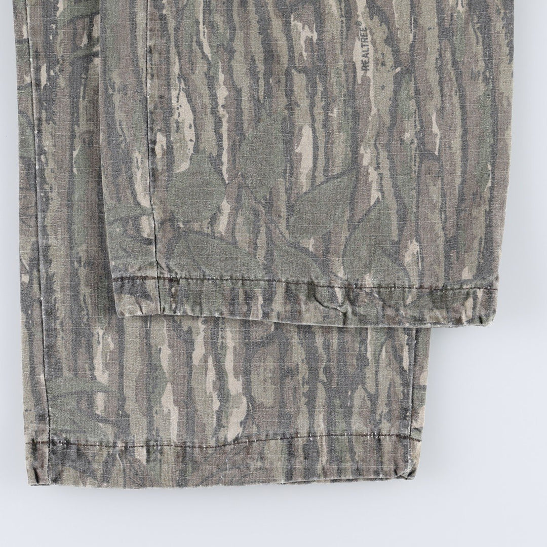 90'S Liberty camouflage pattern Realtree camo ripstop cargo pants, made in USA, men's size W39 equivalent, vintage. cotton Khaki type Vintage Second Hand