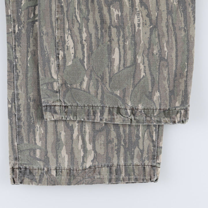 90'S Liberty camouflage pattern Realtree camo ripstop cargo pants, made in USA, men's size W39 equivalent, vintage. cotton Khaki type Vintage Second Hand