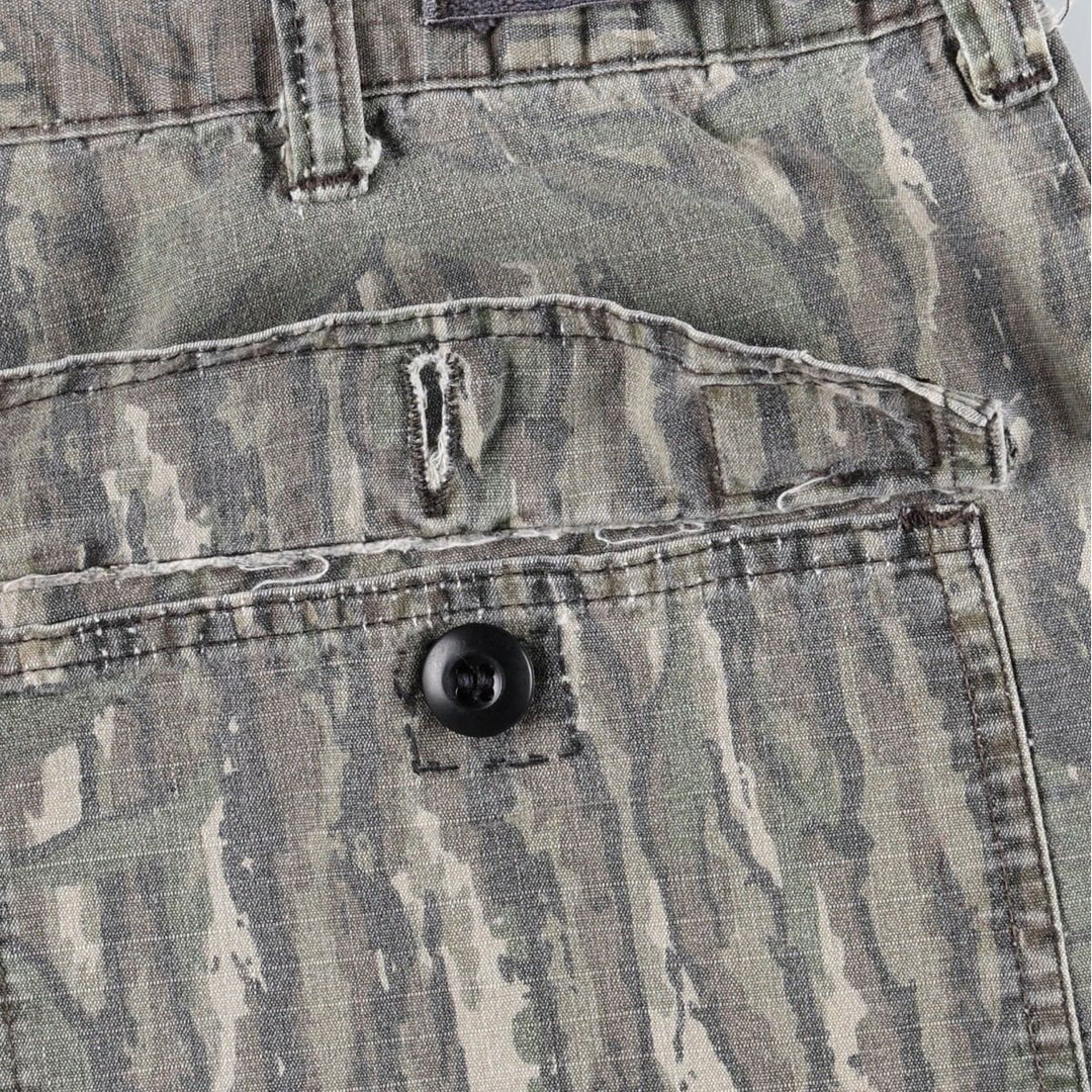 90'S Liberty camouflage pattern Realtree camo ripstop cargo pants, made in USA, men's size W39 equivalent, vintage. cotton Khaki type Vintage Second Hand