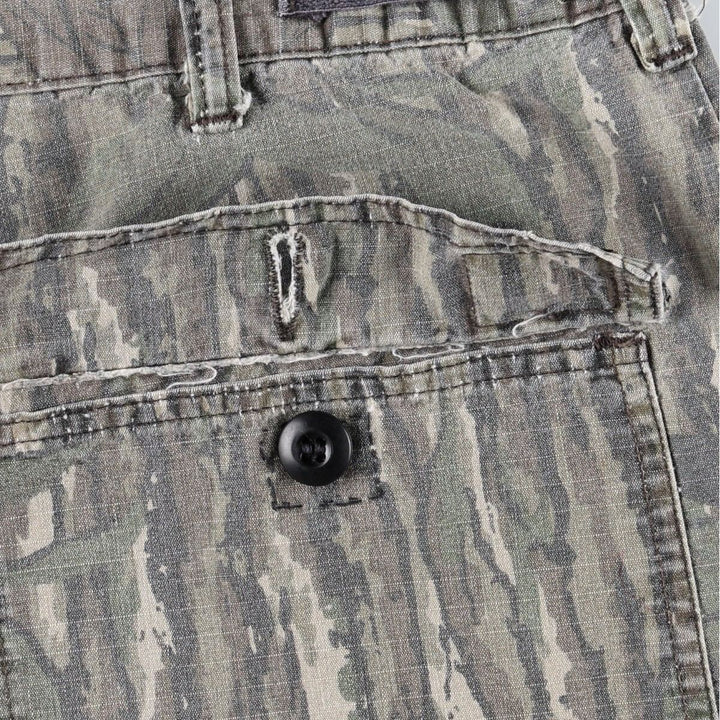 90'S Liberty camouflage pattern Realtree camo ripstop cargo pants, made in USA, men's size W39 equivalent, vintage. cotton Khaki type Vintage Second Hand